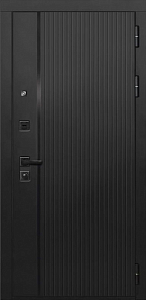 Товар Дверь ДвериПРО L-45 ФЛ-659 (12мм, nussbaum+черная патина винорит) DPRO220731